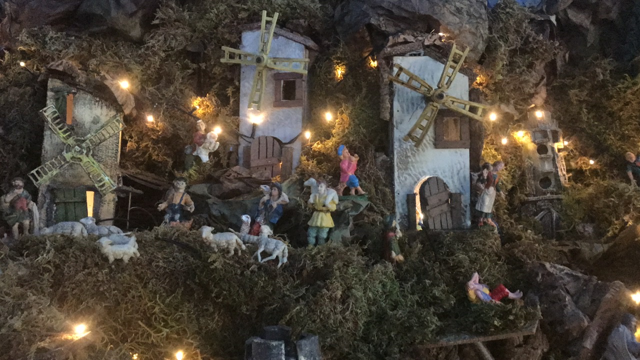 Il presepe della chiesa Stella Maris